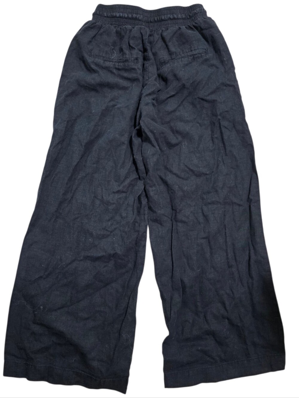 soya concept black drawstring wide leg pants - Picture 3 of 3